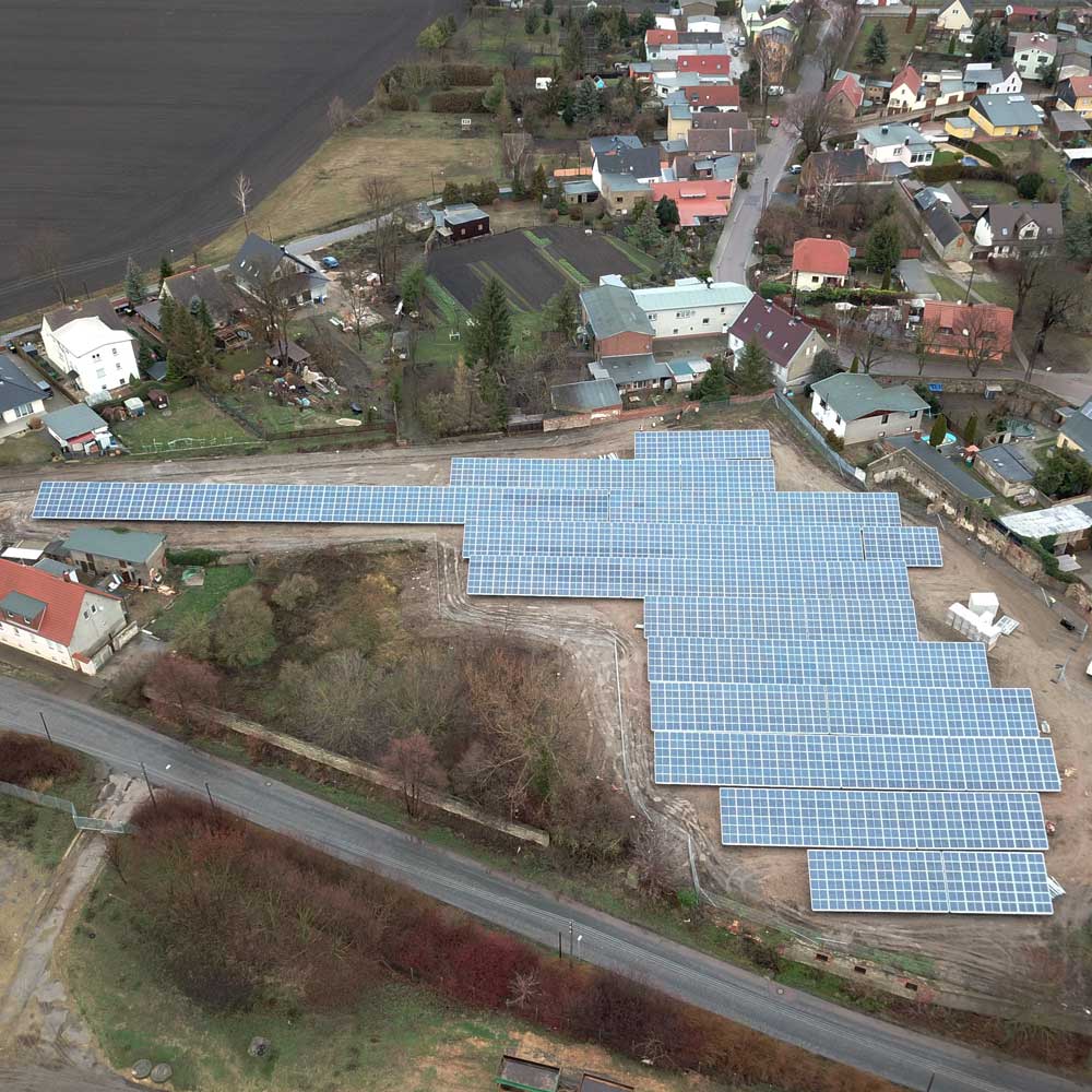 Photovoltaik-Freiflächenanlage Poley