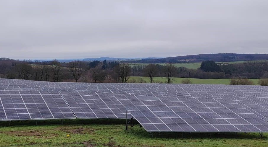 Photovoltaik-Freiflächenanlage Zell