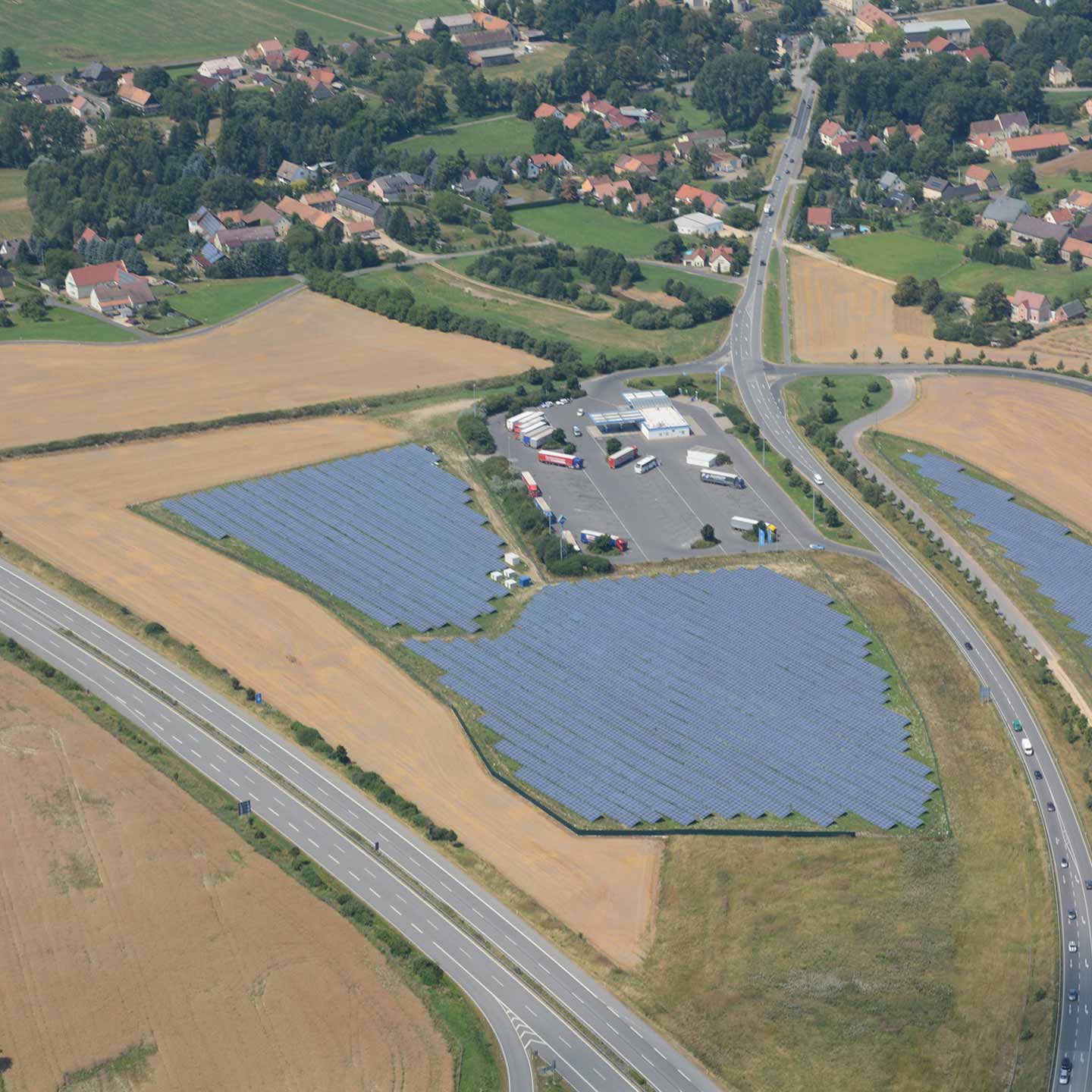 Photovoltaik-Freiflächenanlage Kodersdorf