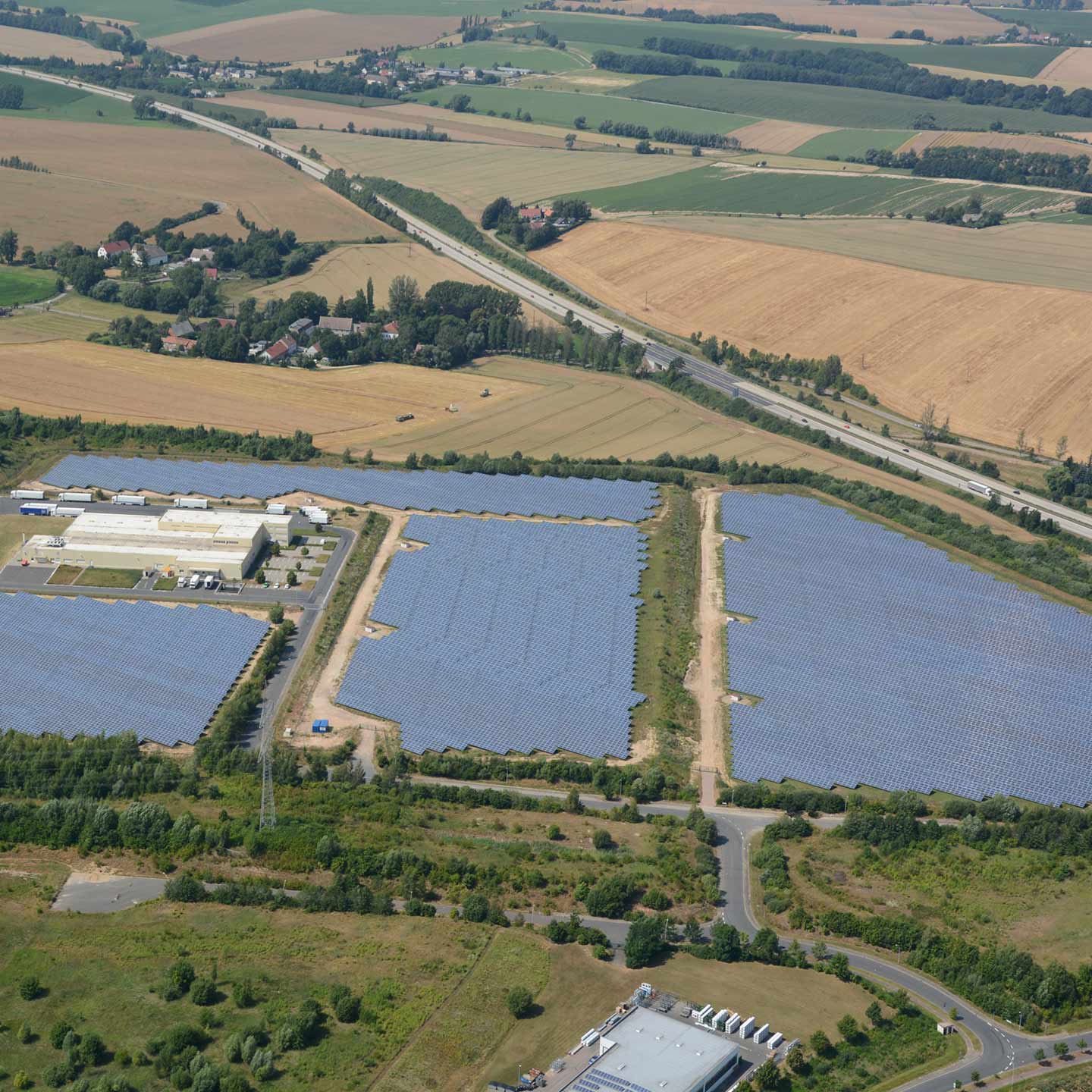 Photovoltaik-Freiflächenanlage Mockritz