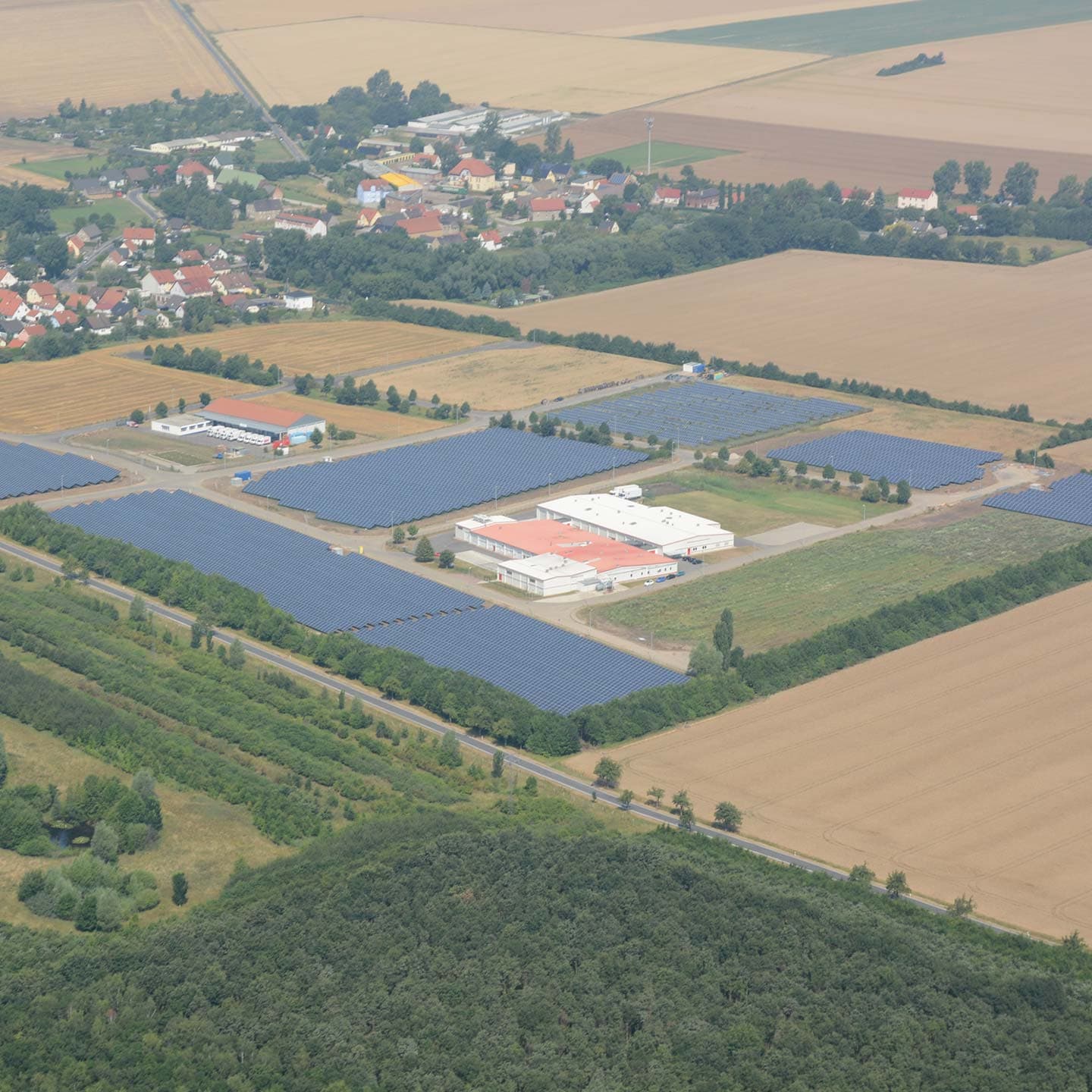 Photovoltaik-Freiflächenanlage Wiesenena